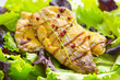 gebratene fisch mit  balsamico creme