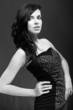 Photo: beauty dark hair woman portrait beauty dark hair woman portrait
