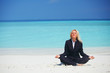 yoga business woman