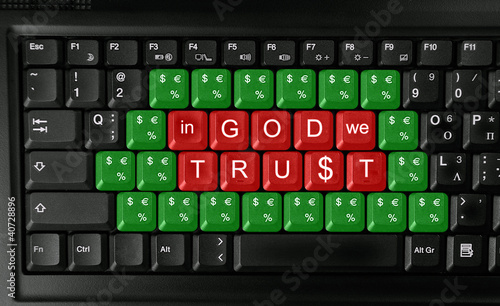 Photo: in god we trust in god we trust