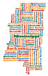 word cloud map of Mississippi state