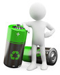 3D Man - Recyclable batteries