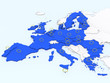 bump map of Europe bump map of Europe