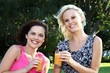 Photo: Lovely Women Drinking Wine Outdoors Lovely Women Drinking Wine Outdoors
