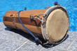 Photo: Wooden tambourine Wooden tambourine