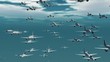 Video: airplane - flying armada airplane - flying armada
