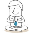 Geschäftsmann, Yoga 1