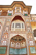 Detail of decorated gateway. Amber fort. Detail of decorated gateway. Amber fort.
