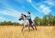 Girl on a horse
