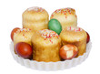 Easter cakes and painted eggs