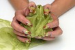 Foto: Nailart mit Tuch Nailart mit Tuch