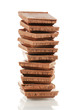 pile of milk chocolate blocks