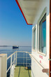 view of the river from the ship deck view of the river from the ship deck