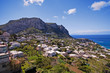 beautiful panorama on capri island, italy