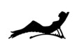 Sunbathing woman