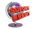 3D Geldglobus - SOFORT KREDIT