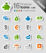 Stickers - Finance icons