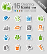 Stickers - Cleaning Icons