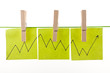 Pegs and paper sheets
