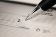 Writing a check