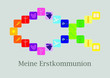 Vektor: Meine Erstkommunion Meine Erstkommunion