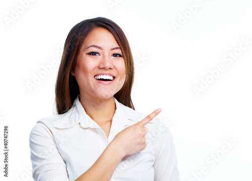 Foto: Young business woman. Young business woman.