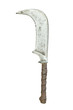 Vintage sword isolated on white