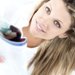 Foto: young girl with magazin young girl with magazin