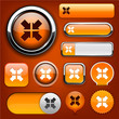 Aim high-detailed web button collection.
