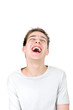teenager laughing