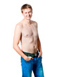 Healthy muscular young man Healthy muscular young man
