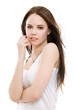 Beautiful brunette girl