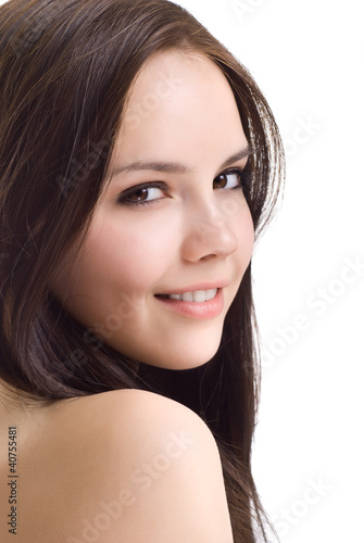 Photo: Beautiful brunette girl Beautiful brunette girl