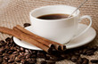 Closeup shot of freshly prepared cup of espresso Closeup shot of freshly prepared cup of espresso