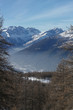Haze in the mountain vale(vertical)