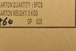 Cardboard Texture Text