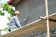 Photo: Plasterer Working Plasterer Working