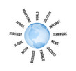 Global Business Communication Concept