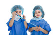 twins doctor in surgery activity