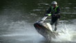 Ski jet - slow motion