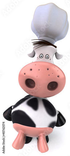 Illustration: Vache chef Vache chef