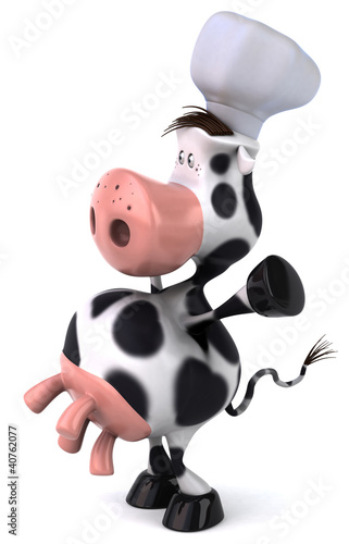 Illustration: Vache chef Vache chef
