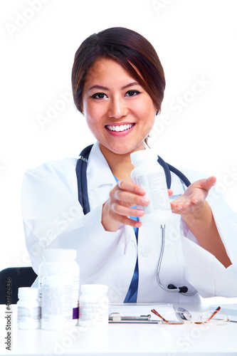 Foto: Chinese medical doctor woman. Chinese medical doctor woman.