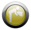 Yellow Metallic Orb Button 