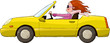 Yellow car