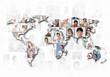 World map background