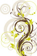 Abstract floral background