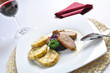 Roasted duck breast with Carlsbad dumplings
