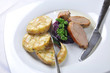 Roasted duck breast with Carlsbad dumplings