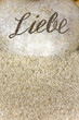 Sanddekoration - Liebe Sanddekoration - Liebe
